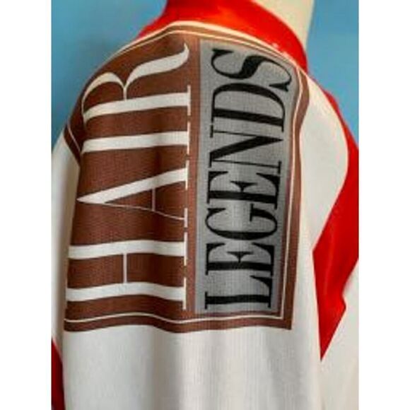 CANARI Cycling Bike Jacket Competition Advertising Sponsors Zipper 3 Pockets L M - Picture 9 of 13